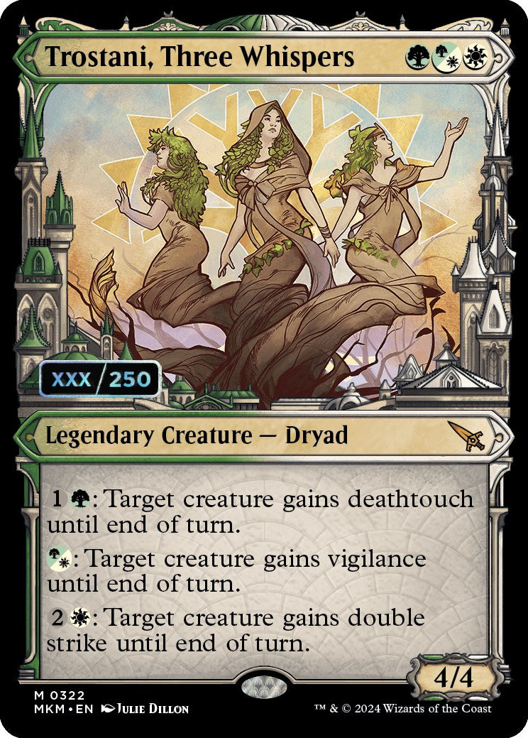 Trostani, Three Whispers (Serialized) [Murders at Karlov Manor] | Cards and Coasters CA