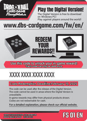 Code Card - Starter Deck 1: Son Goku (FS01) [Starter Deck: Son Goku] | Cards and Coasters CA