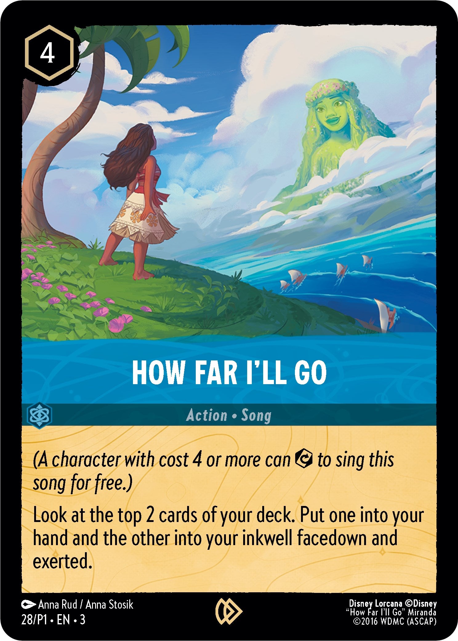 How Far I'll Go (28) [Promo Cards] | Cards and Coasters CA