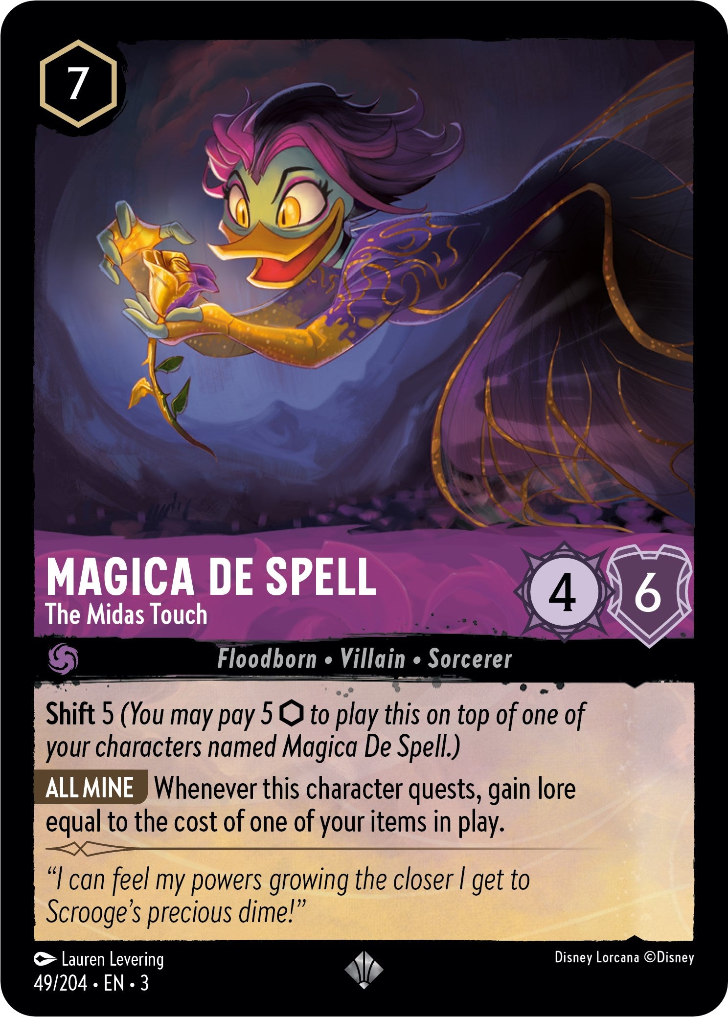 Magica De Spell - The Midas Touch (49/204) [Into the Inklands] | Cards and Coasters CA