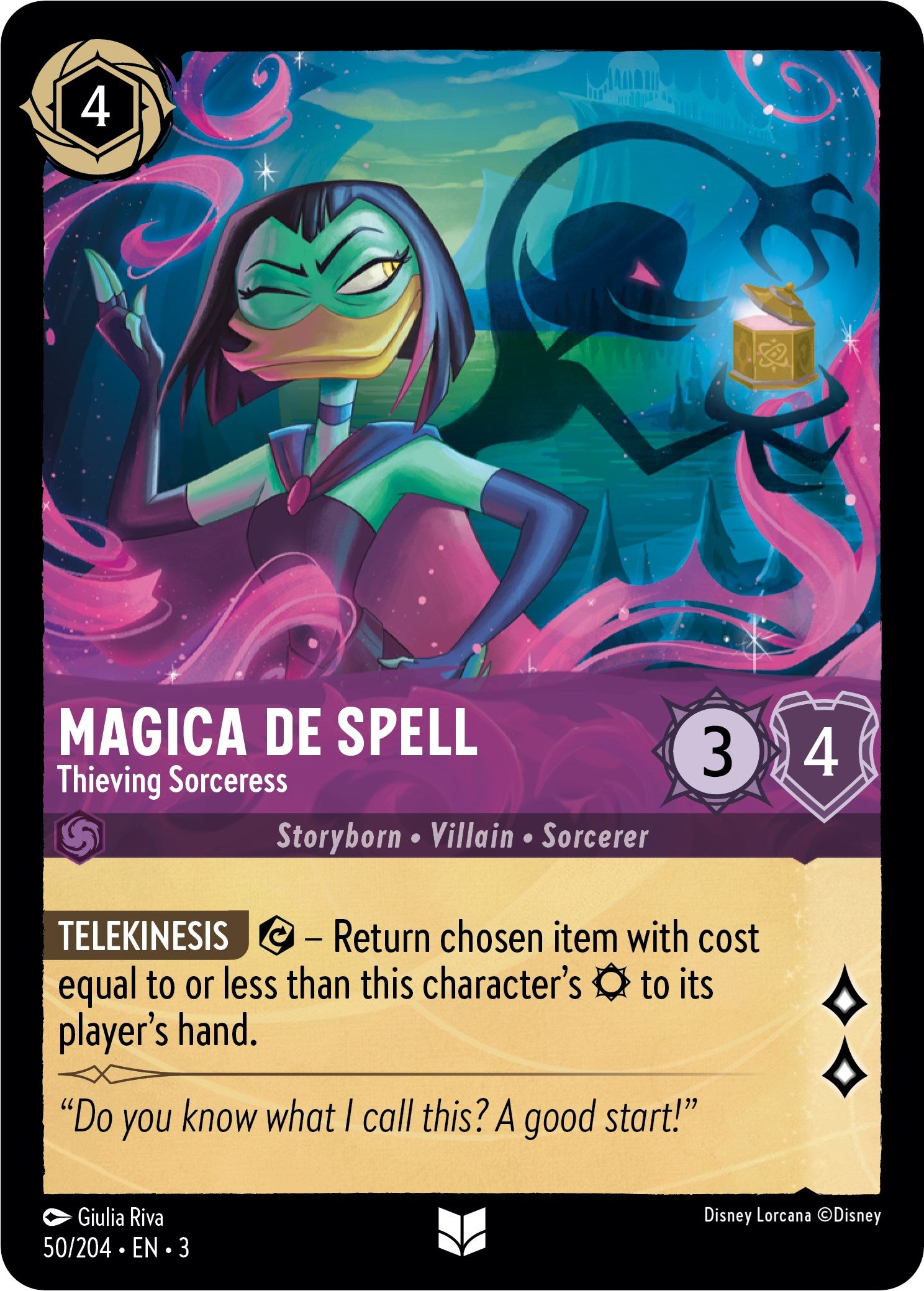 Magica De Spell - Thieving Sorceress (50/204) [Into the Inklands] | Cards and Coasters CA