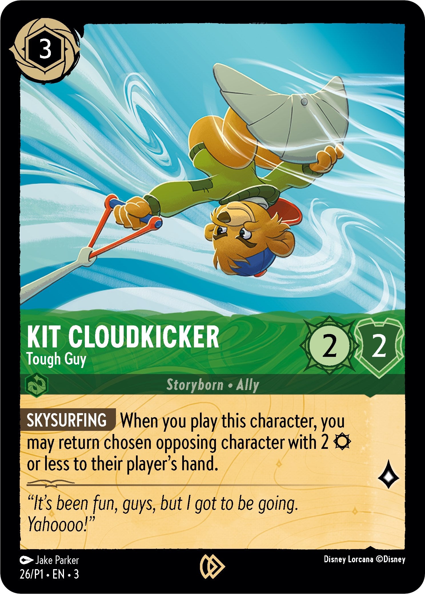 Kit Cloudkicker - Tough Guy (26) [Promo Cards] | Cards and Coasters CA