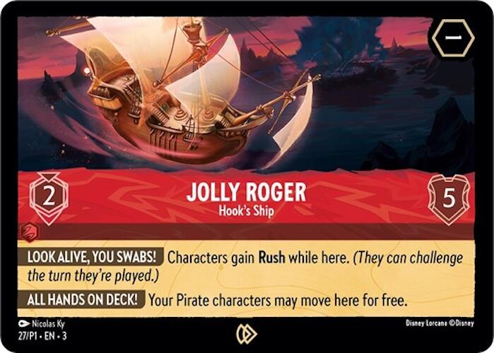 Jolly Roger - Hook's Ship (27) [Promo Cards] | Cards and Coasters CA