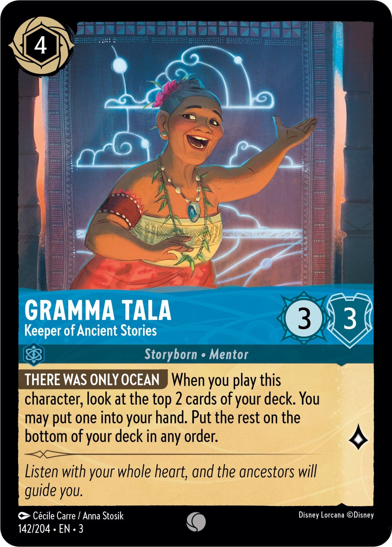 Gramma Tala - Keeper of Ancient Stories (142/204) [Into the Inklands] | Cards and Coasters CA