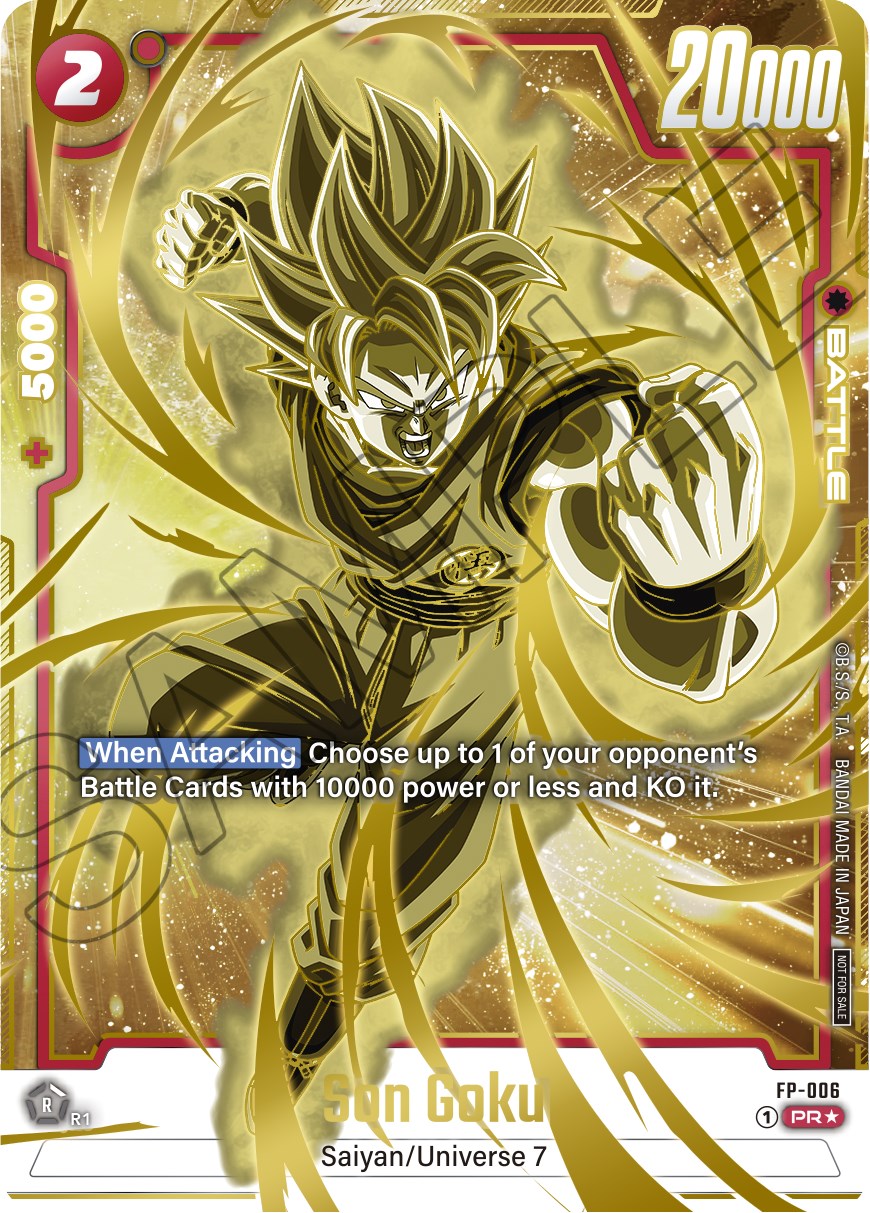 Son Goku (FP-006) (Gold) [Fusion World Promotion Cards] | Cards and Coasters CA