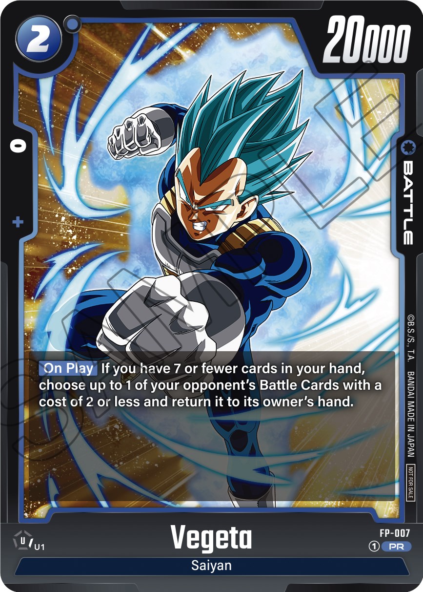 Vegeta (FP-007) [Fusion World Promotion Cards] | Cards and Coasters CA