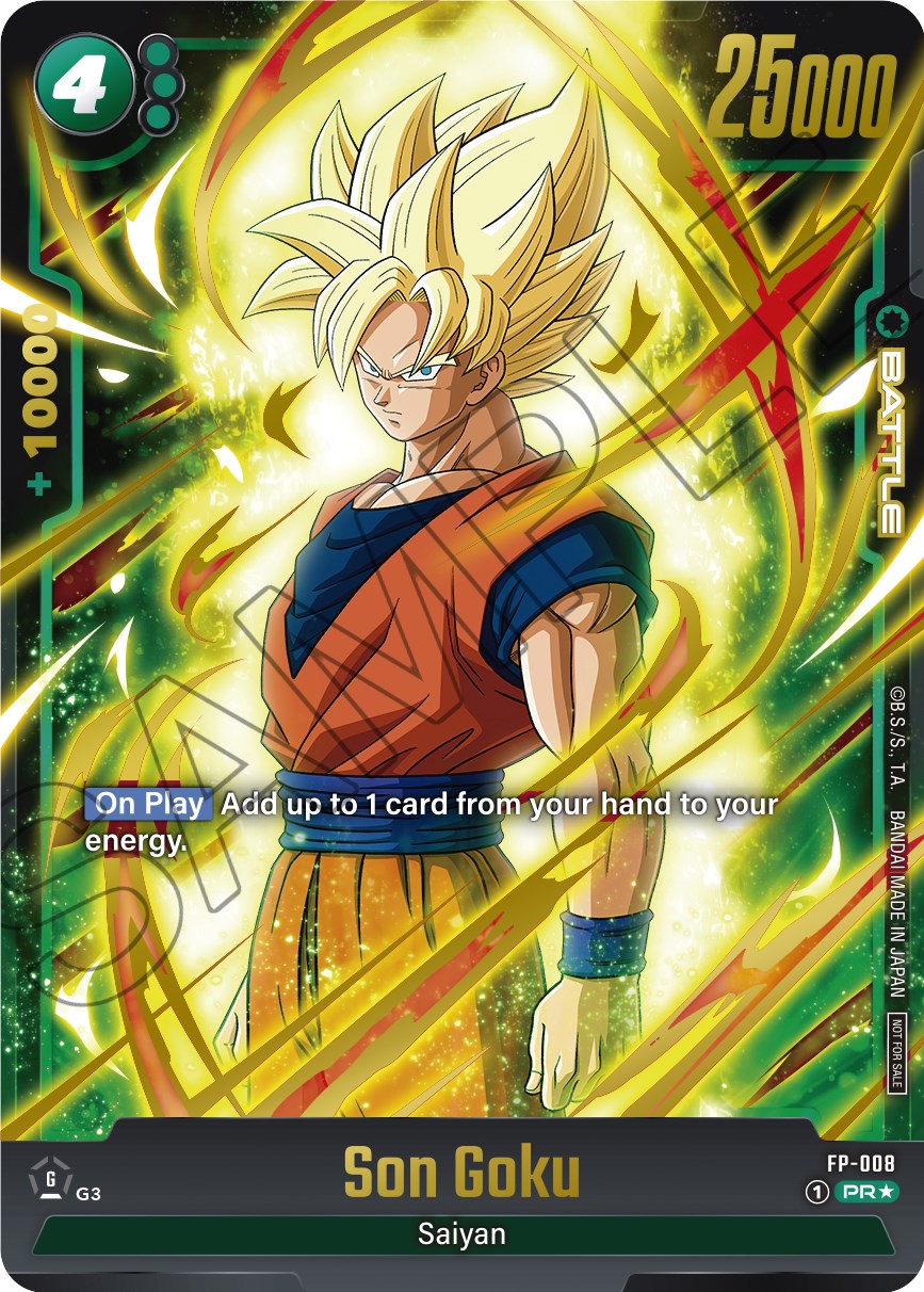 Son Goku (FP-008) (Gold) [Fusion World Promotion Cards] | Cards and Coasters CA