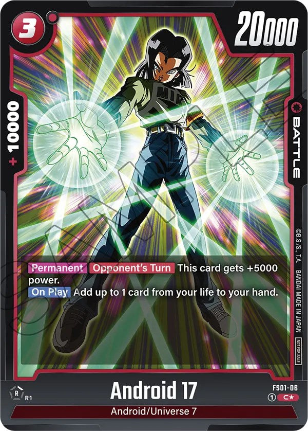 Android 17 (Tournament Pack 01) [Fusion World Tournament Cards] | Cards and Coasters CA