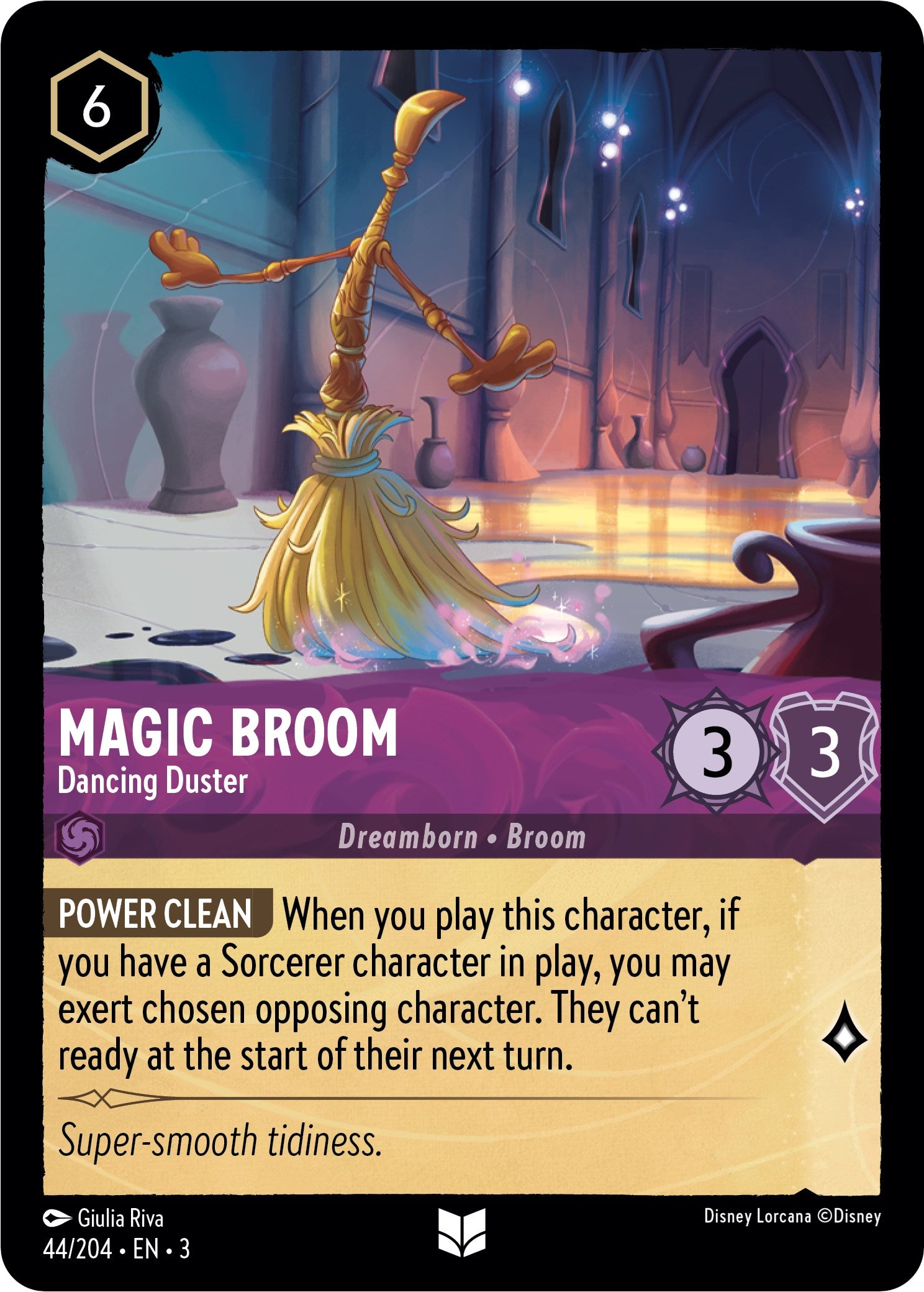 Magic Broom - Dancing Duster (44/204) [Into the Inklands] | Cards and Coasters CA