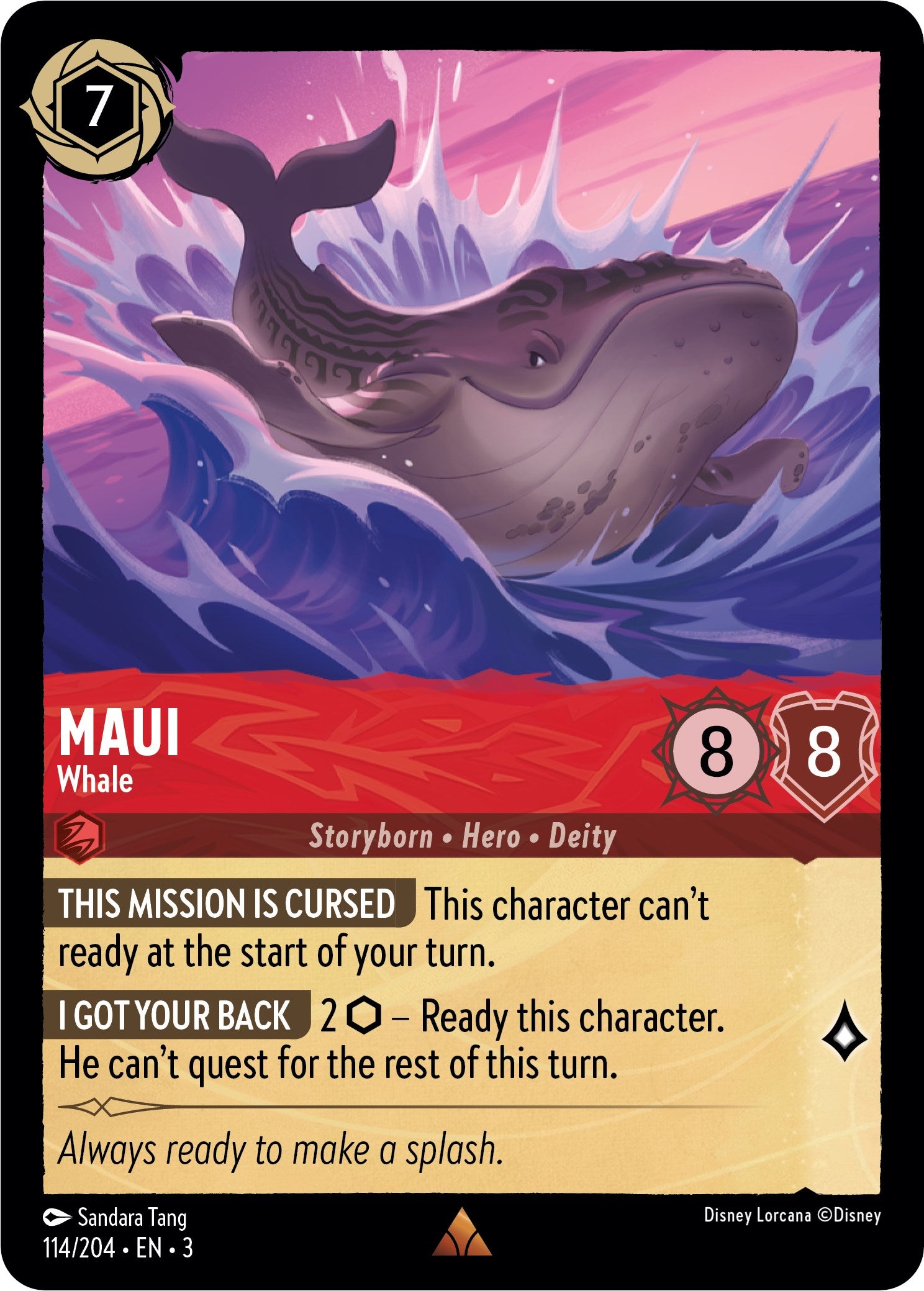 Maui - Whale (114//204) [Into the Inklands] | Cards and Coasters CA