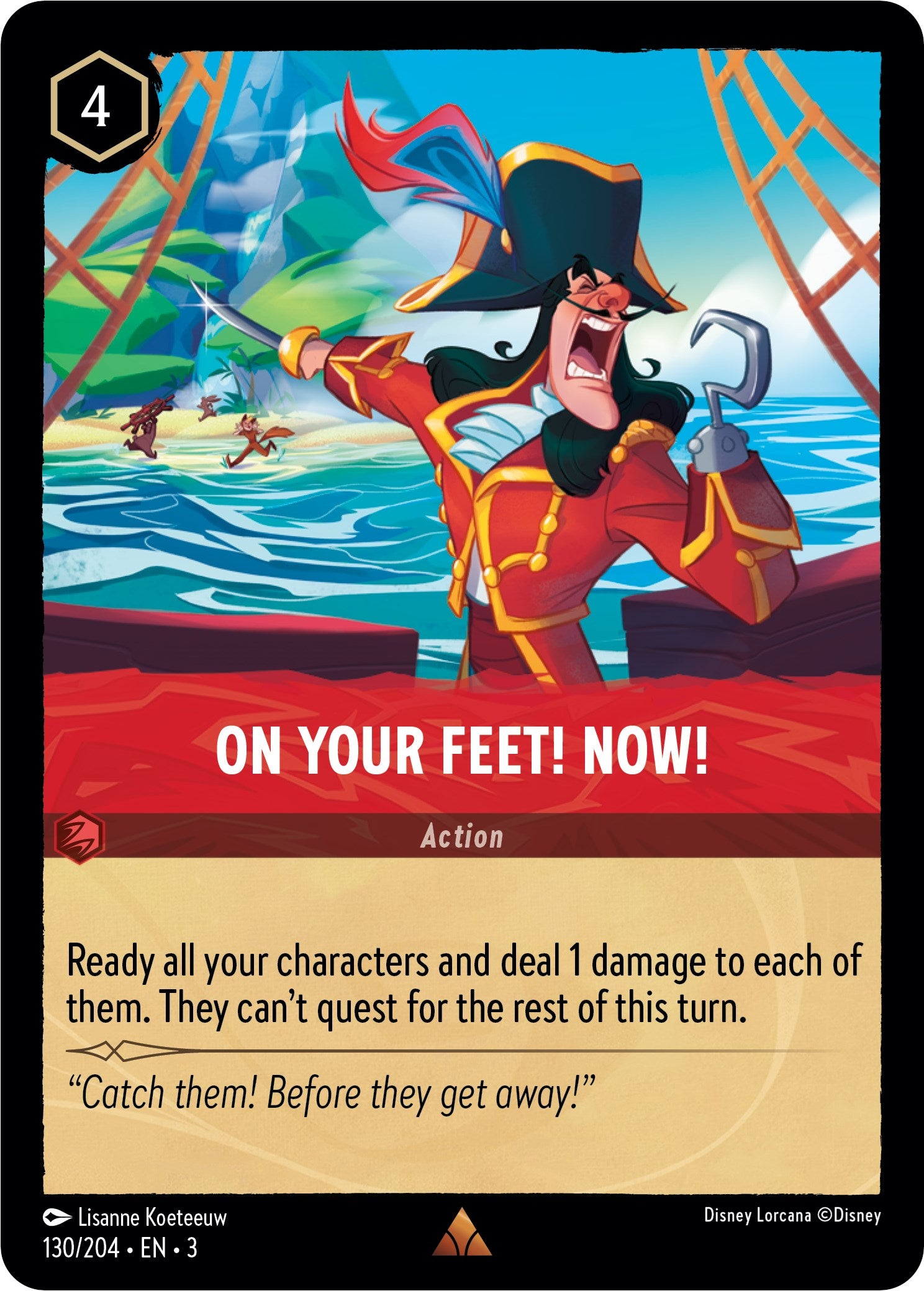 On Your Feet! Now! (130//204) [Into the Inklands] | Cards and Coasters CA