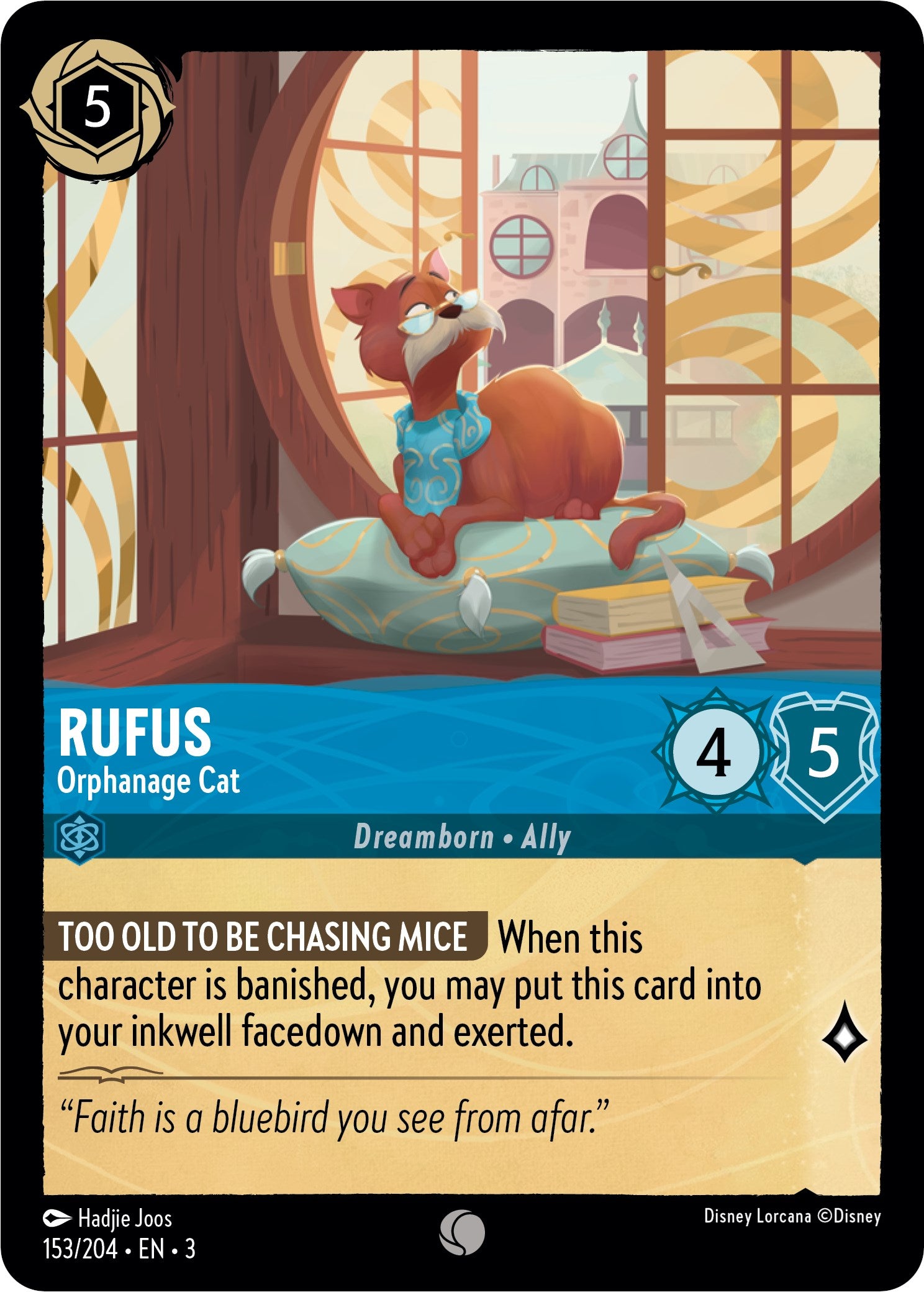 Rufus - Orphanage Cat (153/204) [Into the Inklands] | Cards and Coasters CA