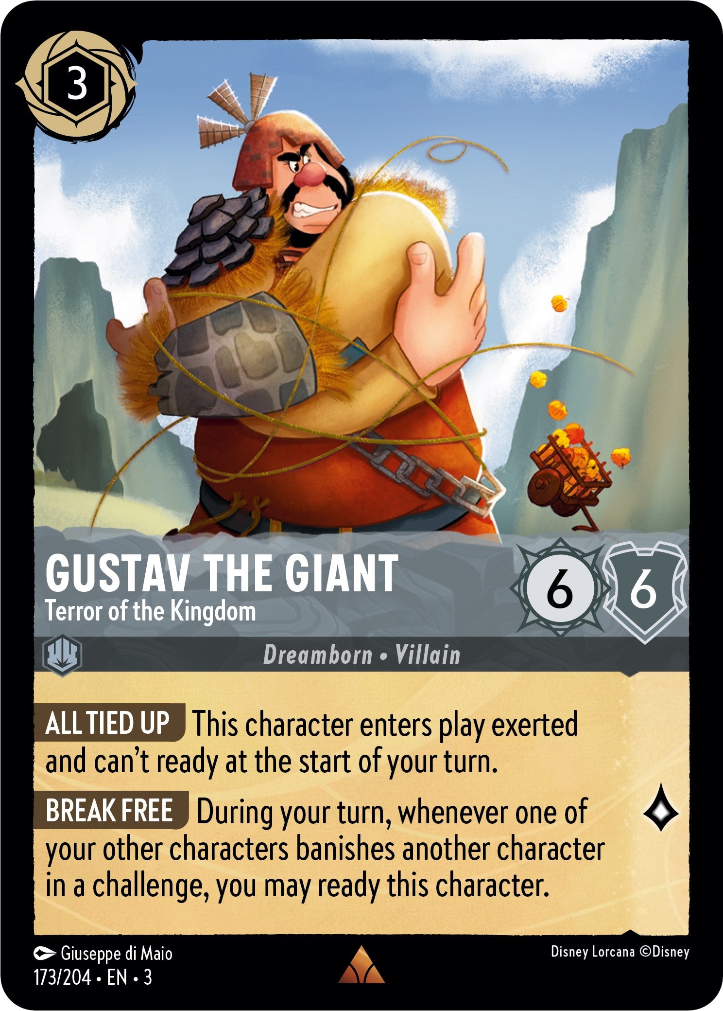 Gustav the Giant - Terror of the Kingdom (173/204) [Into the Inklands] | Cards and Coasters CA