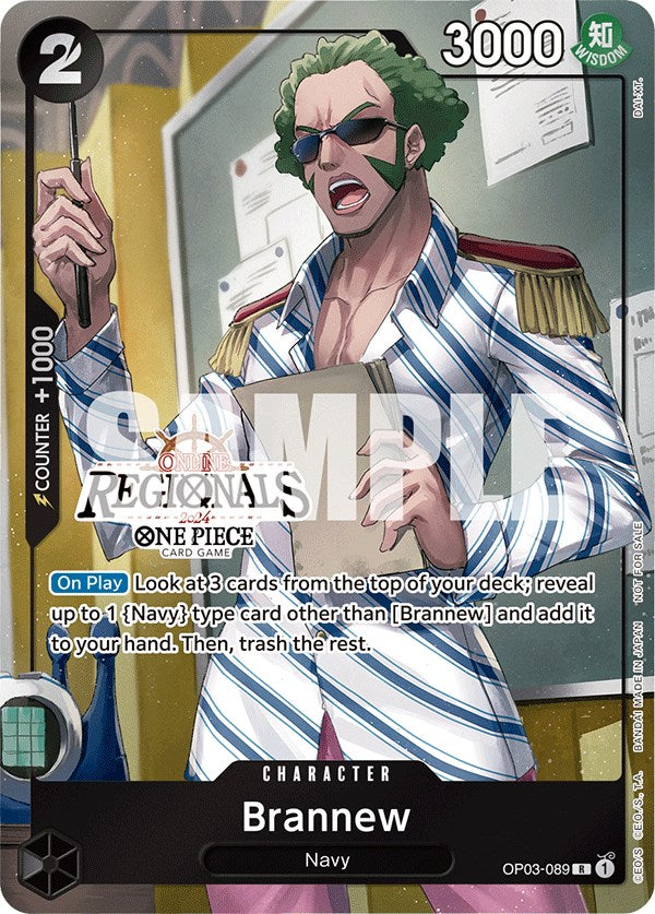 Brannew (Online Regional 2024) [Participant] [One Piece Promotion Cards] | Cards and Coasters CA