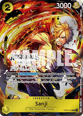 Sanji (Online Regional 2024) [Finalist] [One Piece Promotion Cards] | Cards and Coasters CA