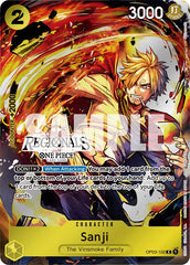 Sanji (Offline Regional 2024) [Participant] [One Piece Promotion Cards] | Cards and Coasters CA