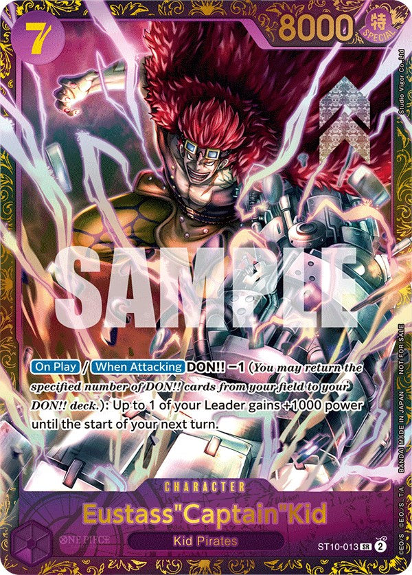 Eustass"Captain"Kid (ST10-013) [One Piece Promotion Cards] | Cards and Coasters CA