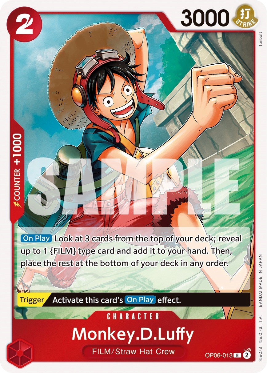 Monkey.D.Luffy [Wings of the Captain] | Cards and Coasters CA