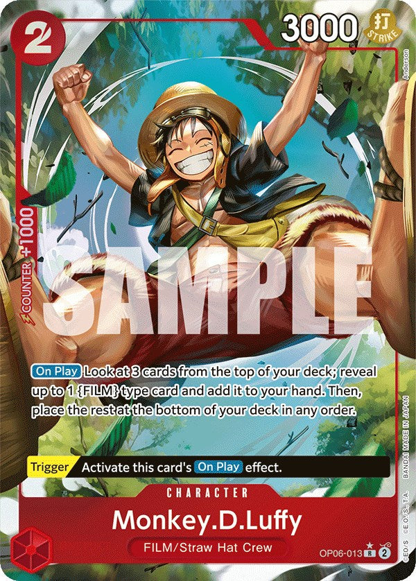 Monkey.D.Luffy (Alternate Art) [Wings of the Captain] | Cards and Coasters CA