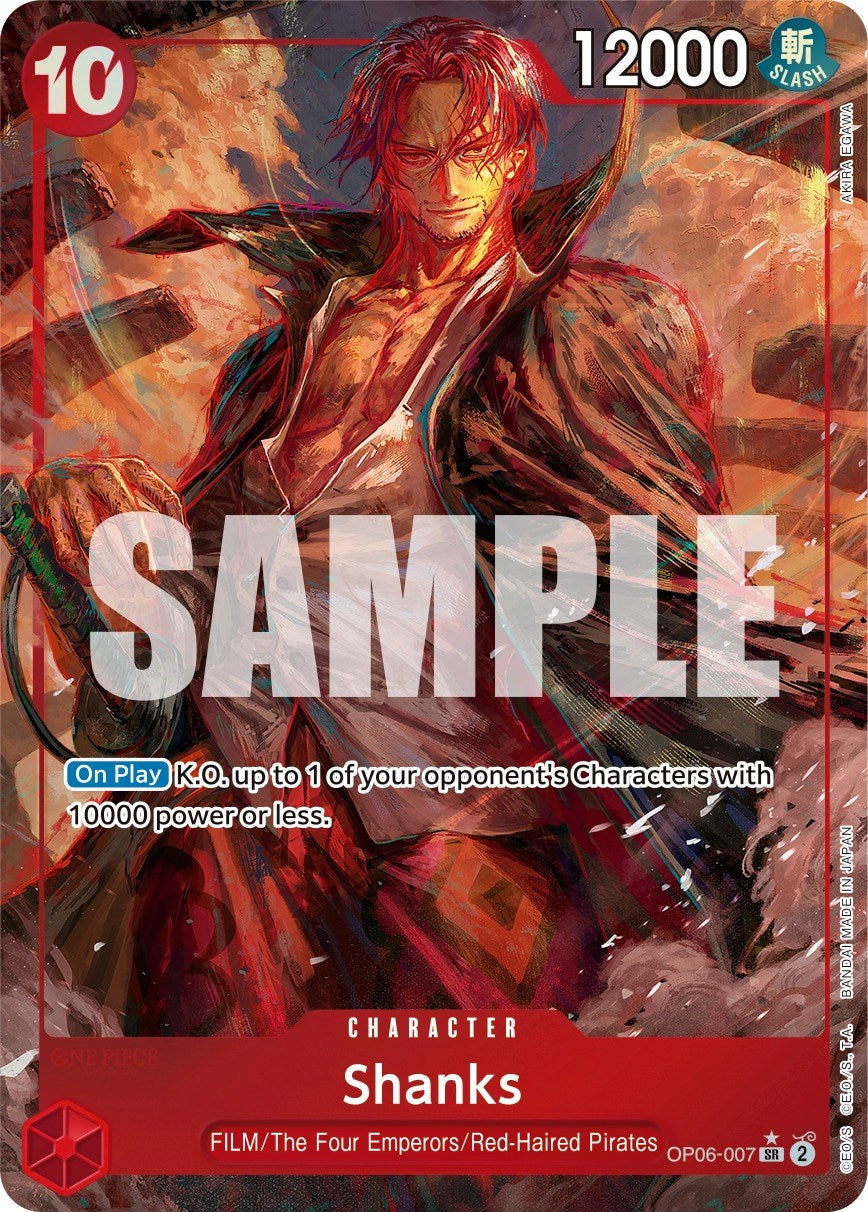 Shanks (Alternate Art) [Wings of the Captain] | Cards and Coasters CA