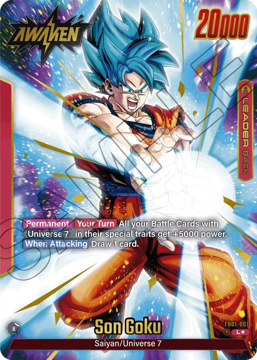 Son Goku (FB01-001) (Alternate Art) [Awakened Pulse] | Cards and Coasters CA