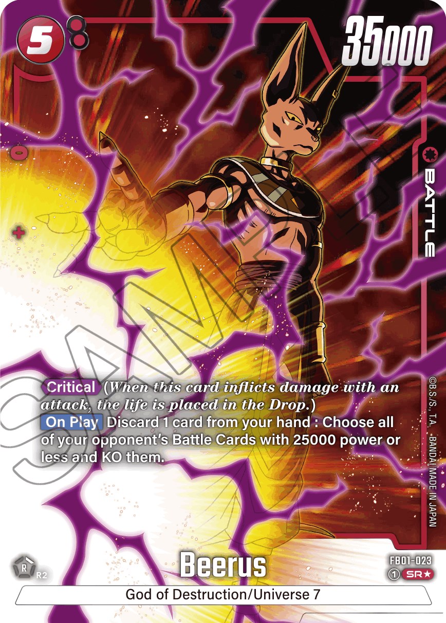 Beerus (FB01-023) (Alternate Art) [Awakened Pulse] | Cards and Coasters CA