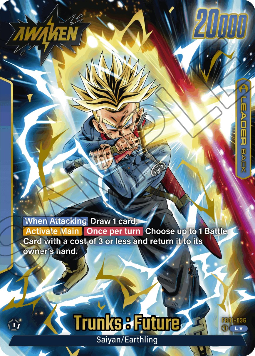 Trunks : Future (FB01-036) (Alternate Art) [Awakened Pulse] | Cards and Coasters CA