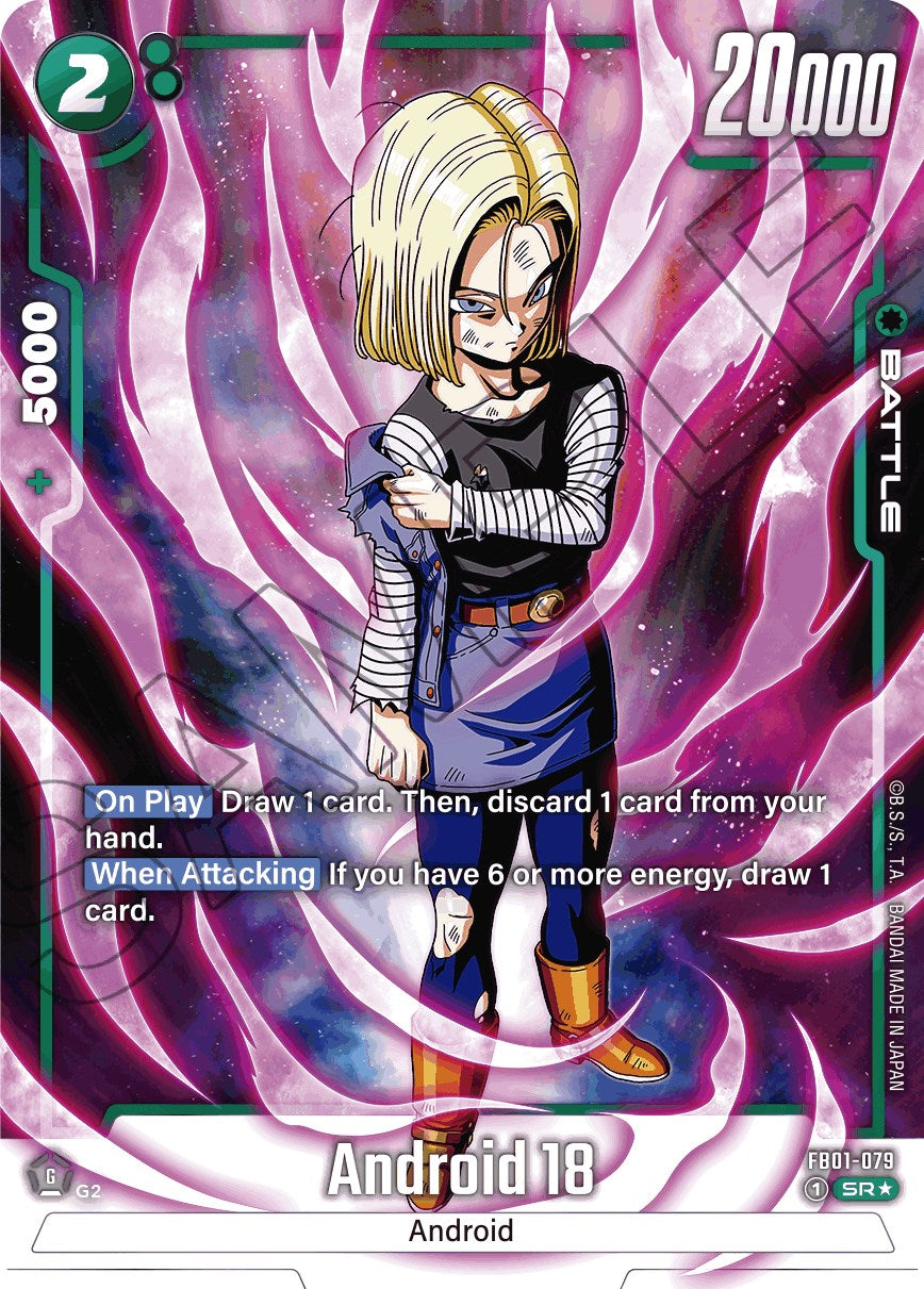 Android 18 (FB01-079) (Alternate Art) [Awakened Pulse] | Cards and Coasters CA