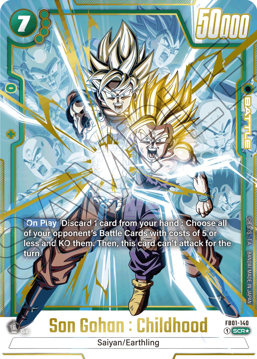 Son Gohan : Childhood (FB01-140) (Alternate Art) [Awakened Pulse] | Cards and Coasters CA
