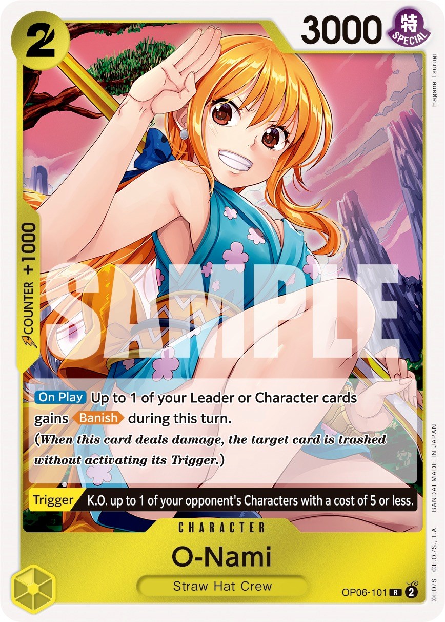 O-Nami [Wings of the Captain] | Cards and Coasters CA