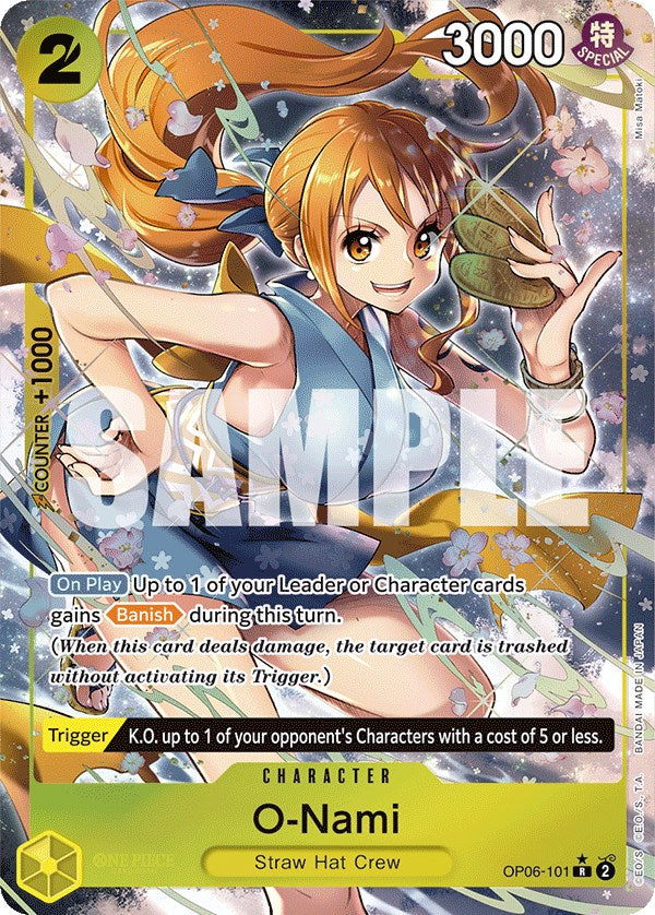 O-Nami (Alternate Art) [Wings of the Captain] | Cards and Coasters CA