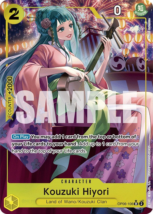 Kouzuki Hiyori (Alternate Art) [Wings of the Captain] | Cards and Coasters CA