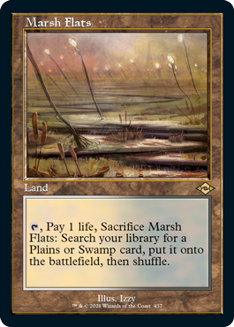 Marsh Flats (Retro Foil Etched) [Modern Horizons 2] | Cards and Coasters CA