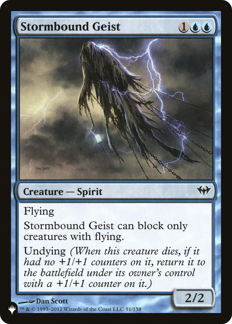 Stormbound Geist [The List Reprints] | Cards and Coasters CA