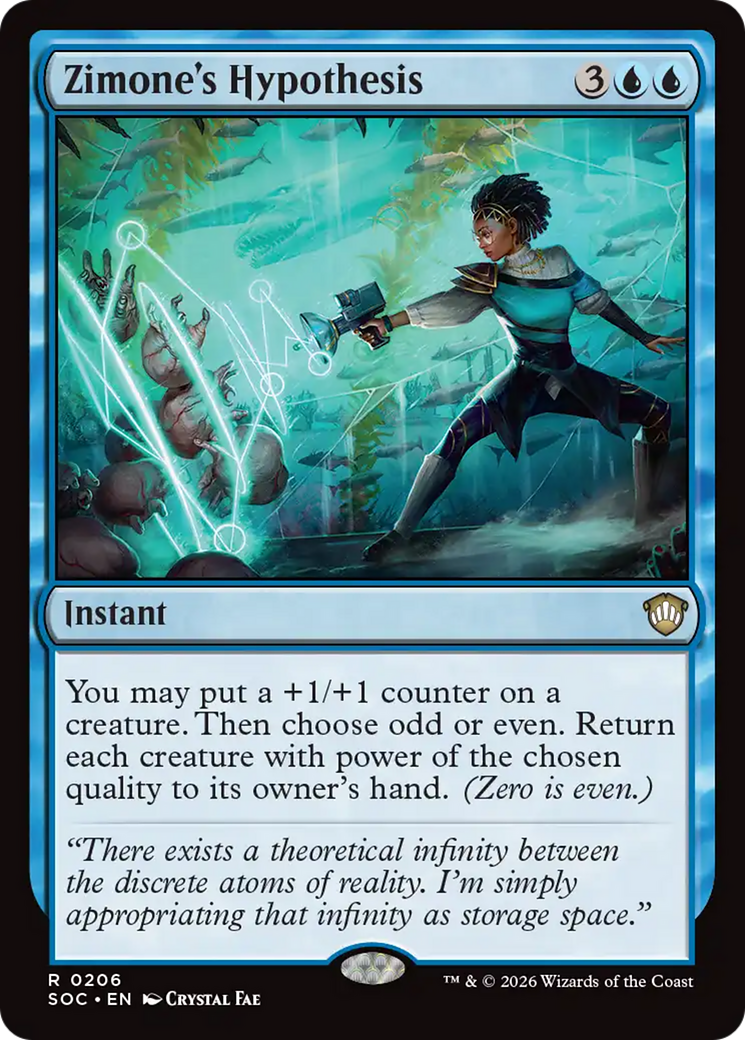Zimone's Hypothesis [Secrets of Strixhaven Commander] | Cards and Coasters CA