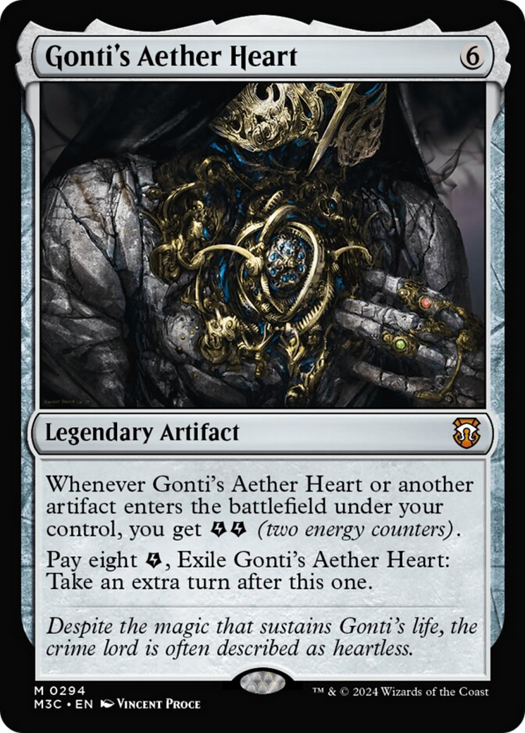 Gonti's Aether Heart [Modern Horizons 3 Commander] | Cards and Coasters CA