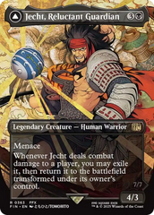 Jecht, Reluctant Guardian // Braska's Final Aeon (Borderless) [FINAL FANTASY] | Cards and Coasters CA