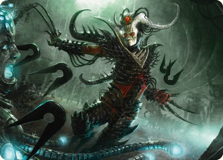 Vraan, Executioner Thane Art Card [Phyrexia: All Will Be One Art Series] | Cards and Coasters CA
