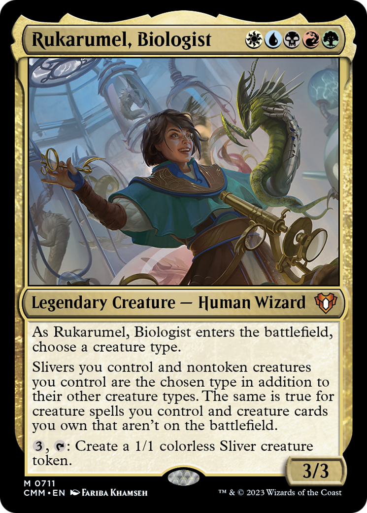 Rukarumel, Biologist [Commander Masters] | Cards and Coasters CA