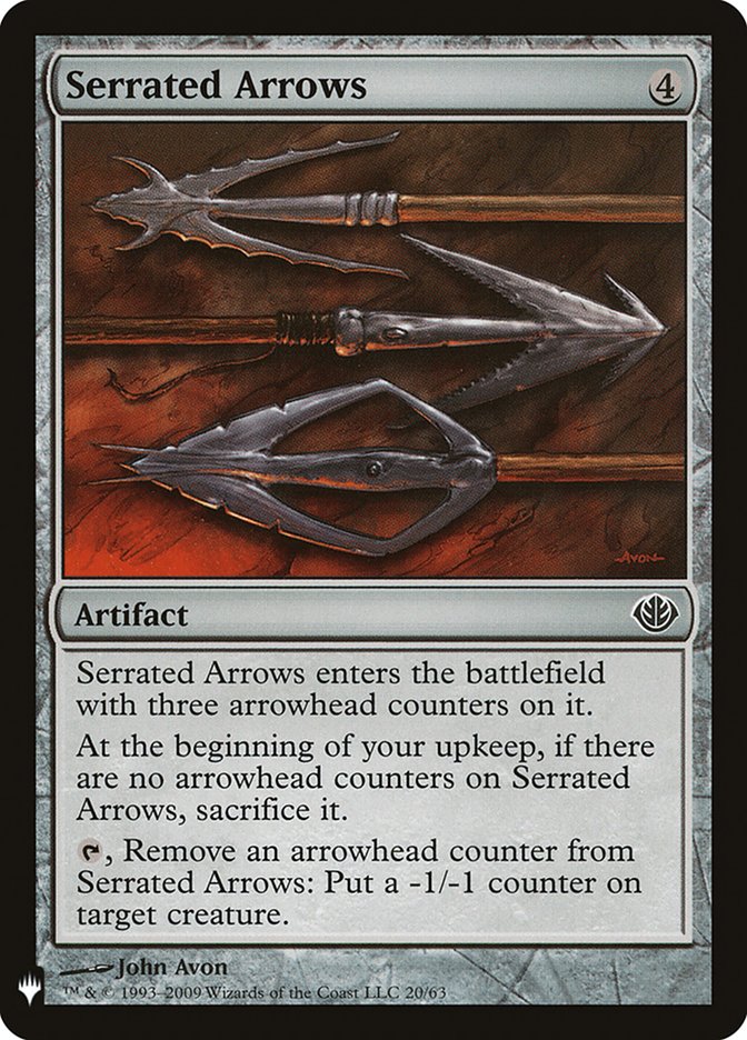 Serrated Arrows [Mystery Booster] | Cards and Coasters CA