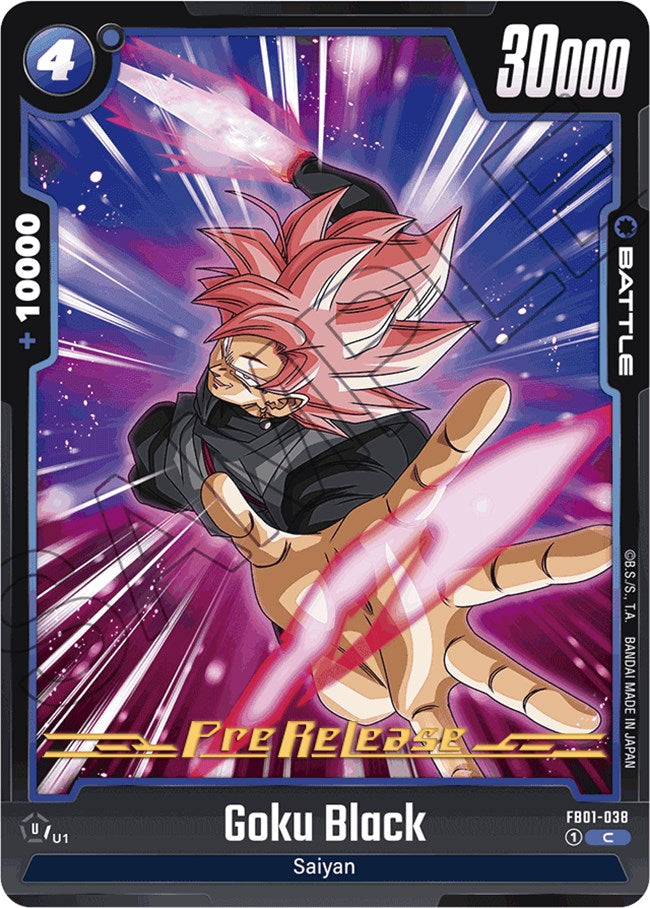 Goku Black (FB01-038) [Awakened Pulse Pre-Release Cards] | Cards and Coasters CA