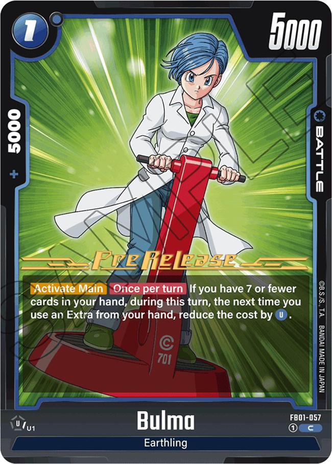 Bulma [Awakened Pulse Pre-Release Cards] | Cards and Coasters CA