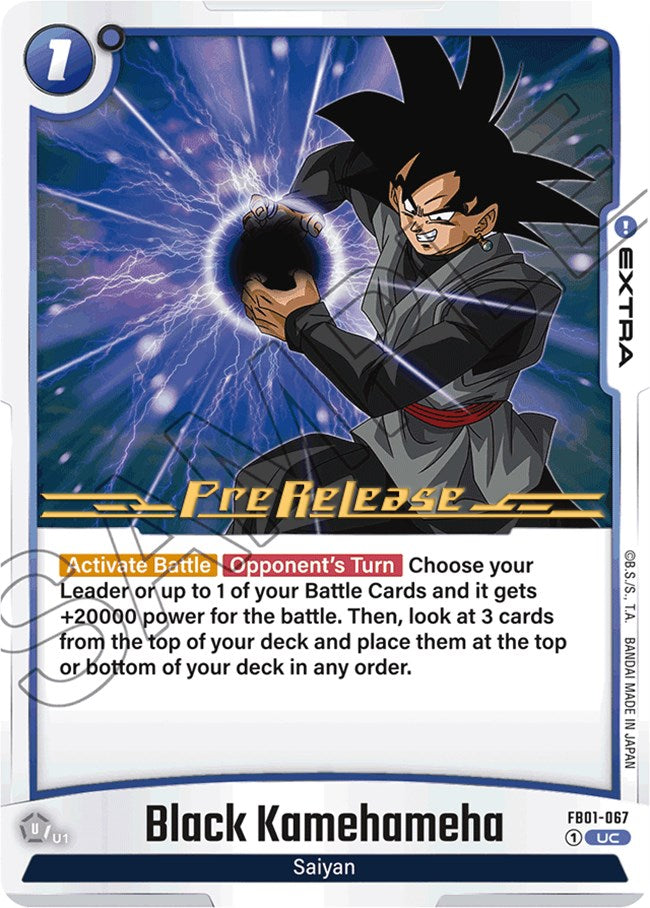 Black Kamehameha [Awakened Pulse Pre-Release Cards] | Cards and Coasters CA
