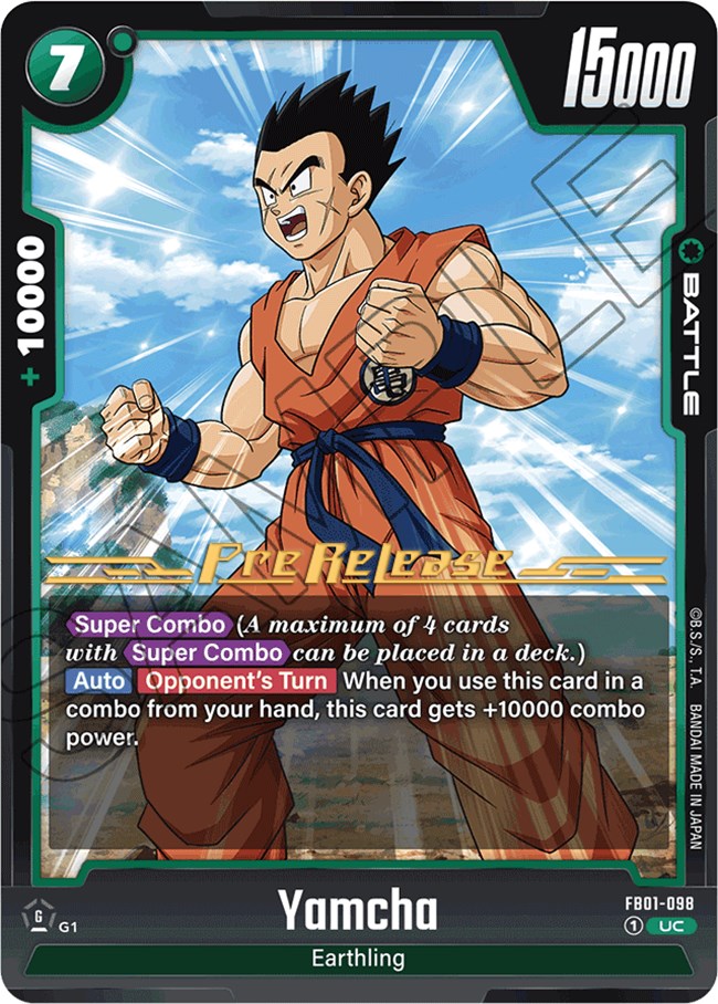 Yamcha [Awakened Pulse Pre-Release Cards] | Cards and Coasters CA