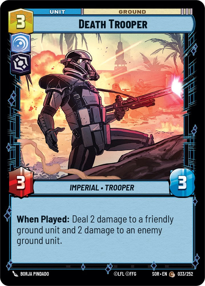 Death Trooper (033/252) [Spark of Rebellion] | Cards and Coasters CA