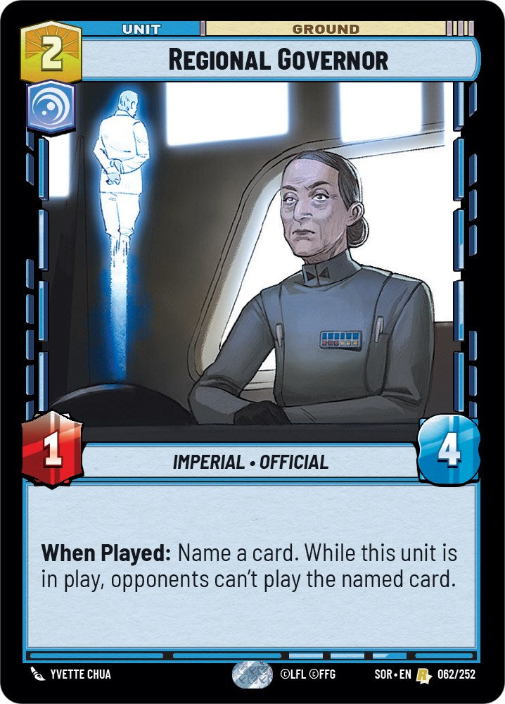 Regional Governor (062/252) [Spark of Rebellion] | Cards and Coasters CA