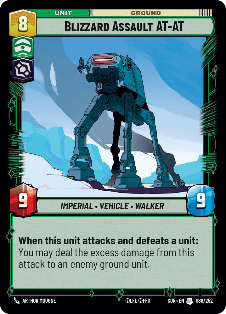 Blizzard Assault AT-AT (088/252) [Spark of Rebellion] | Cards and Coasters CA