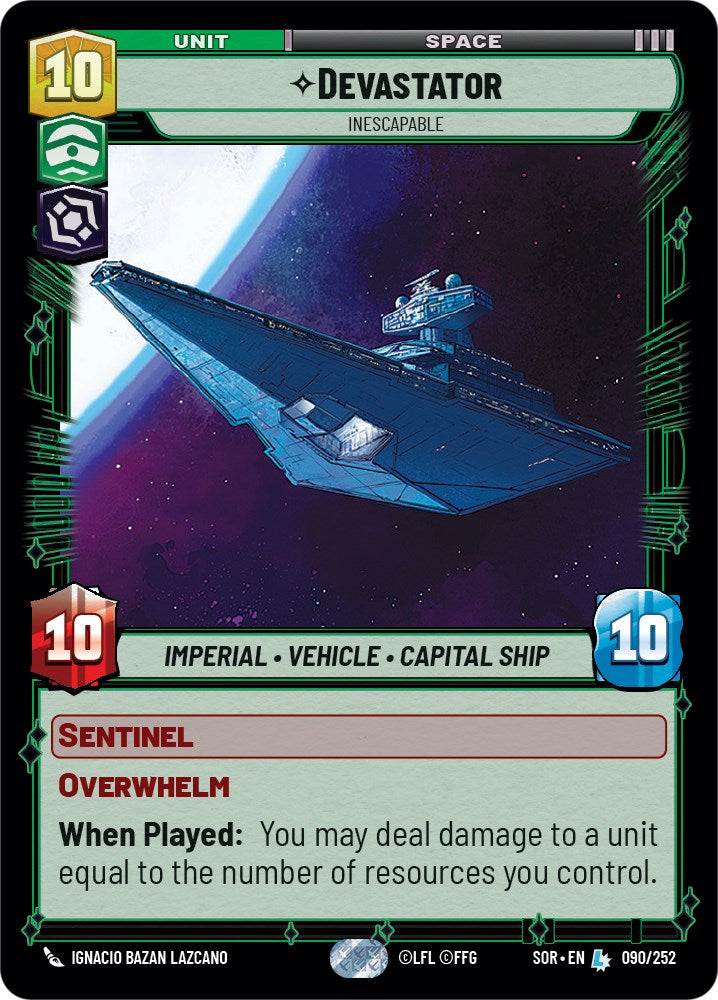 Devastator - Inescapable (090/252) [Spark of Rebellion] | Cards and Coasters CA