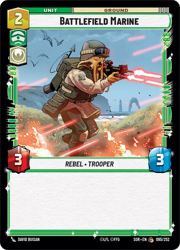 Battlefield Marine (095/252) [Spark of Rebellion] | Cards and Coasters CA