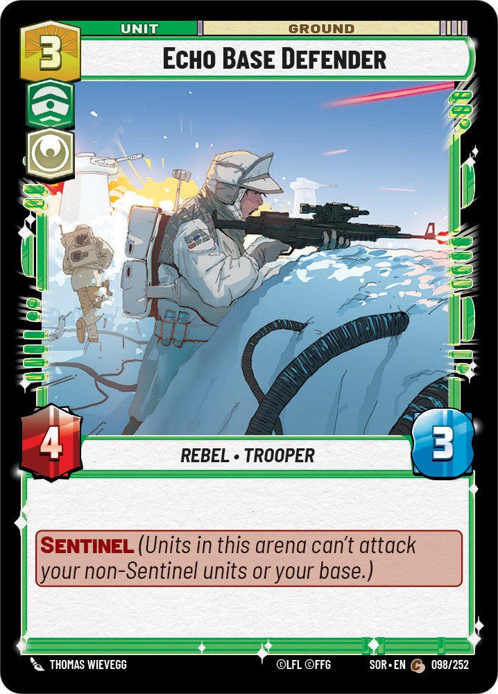 Echo Base Defender (098/252) [Spark of Rebellion] | Cards and Coasters CA